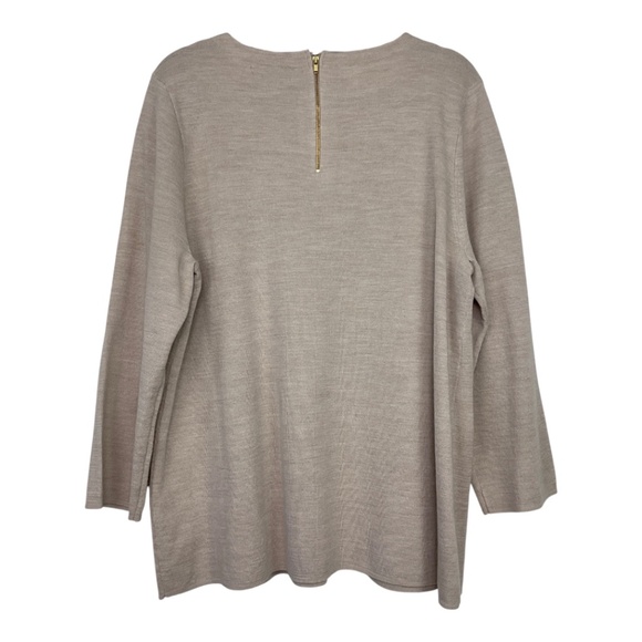 J. Crew Merino Jeweled Crew Neck Sweater - Picture 6 of 9